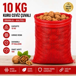 10 kg ceviz çuvalı 