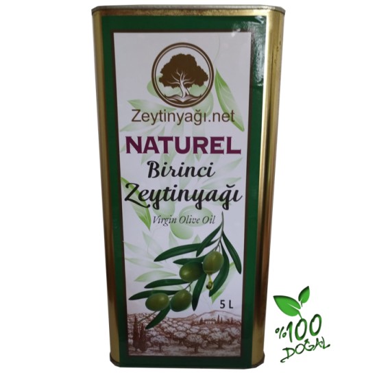 5 Lt.  Naturel Birinci Zeytinyağı